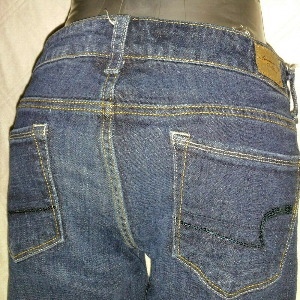 AEO Size 8/29 Short "Skinny Kick" Bootcut Jeans